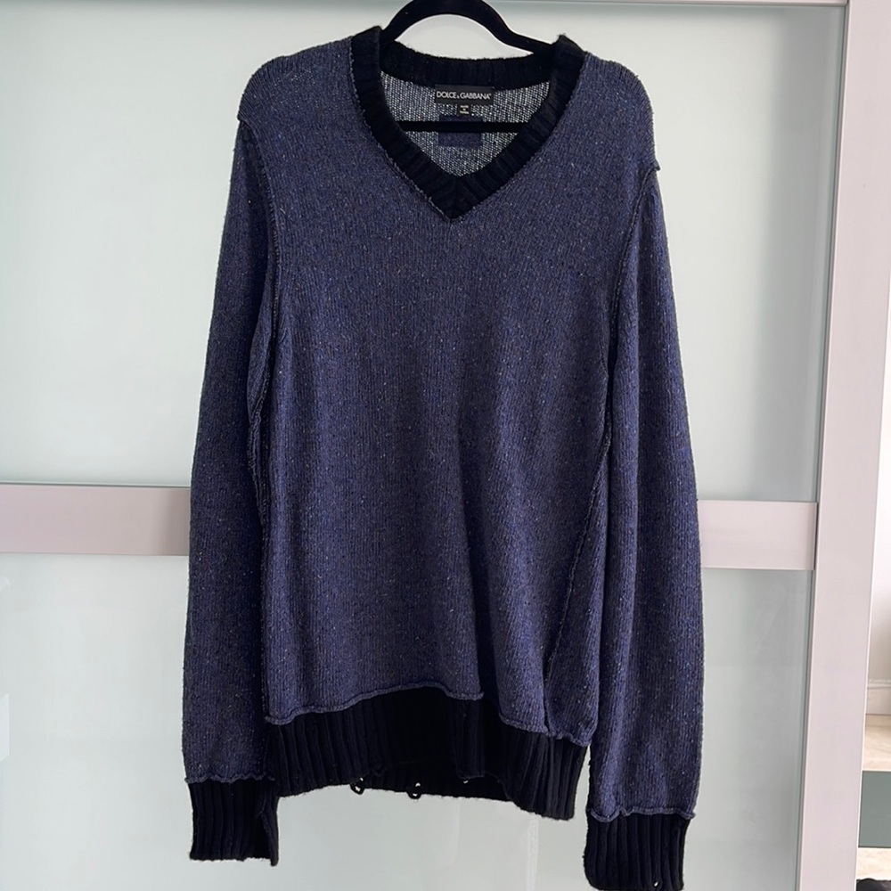 Dolce & Gabbana vintage wool mens sweater